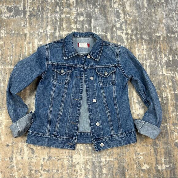 Vintage Zena 1990’s Denim Jean Trucker Jacket Small - Picture 1 of 4